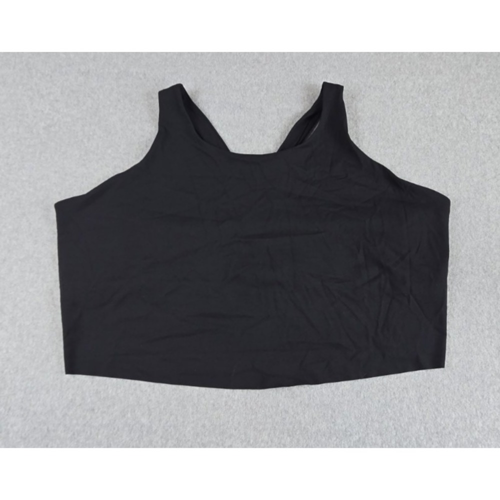 Nike Yoga Luxe Womens Size 3X Shelf Bra Cropped DriFit Tank Black NWT